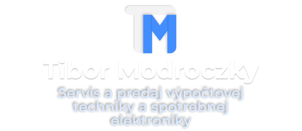 Tibor Modroczky - Servis a predaj výpočtovej techniky a spotrebnej elektroniky